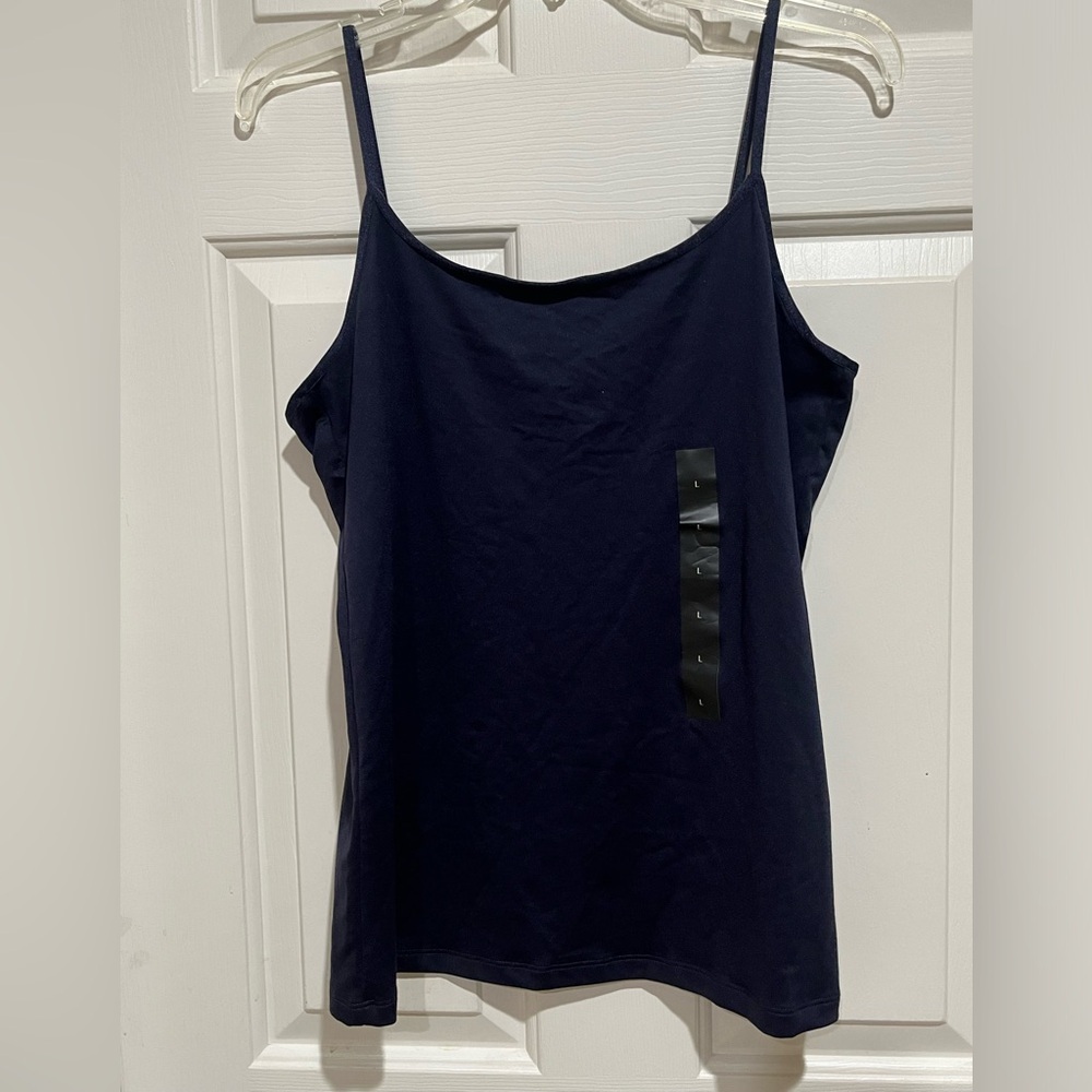 BANANA REPUBLIC FACTORY Navy Spaghetti Strap CAMI Tank Top SIZE L